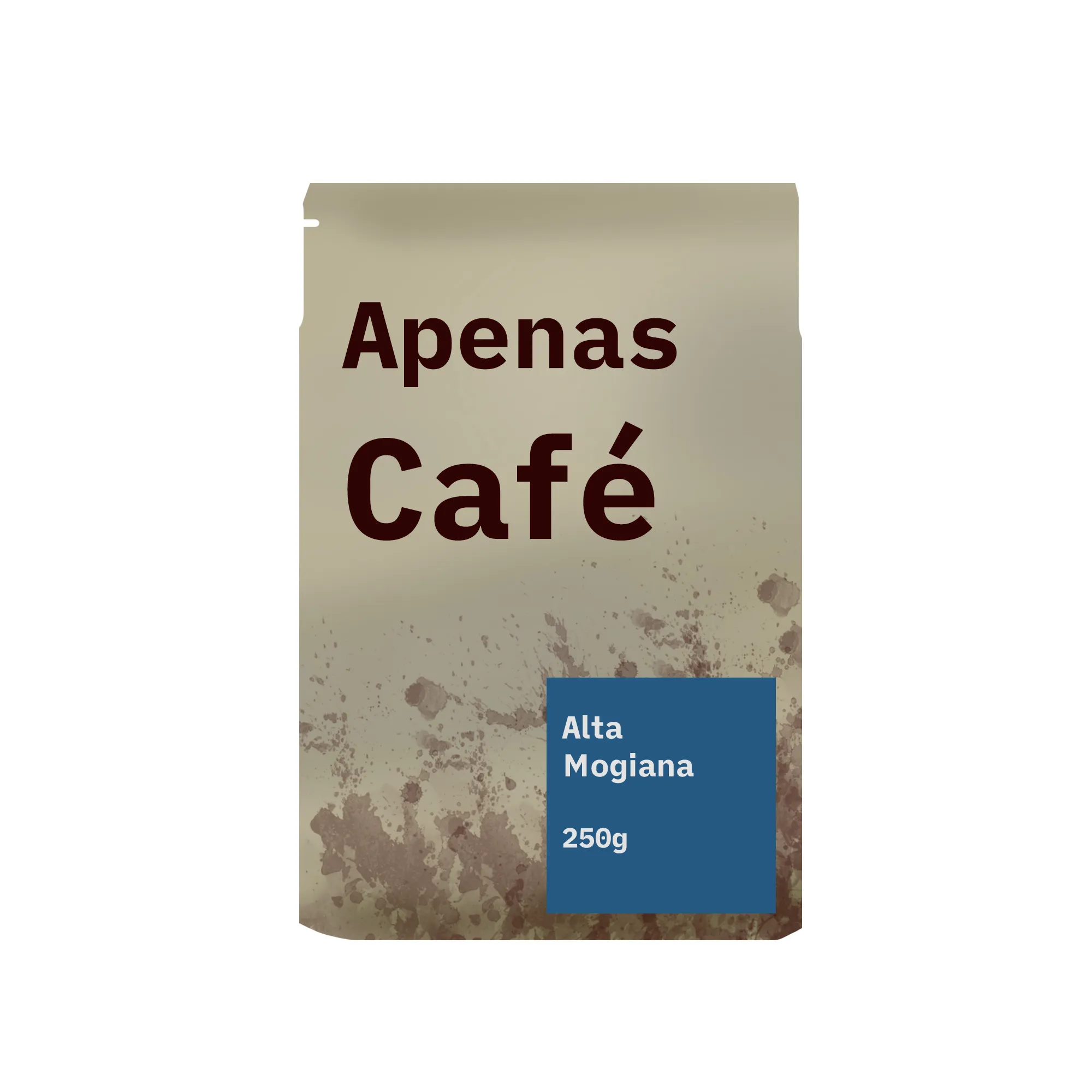Pequeno pé de café com flores