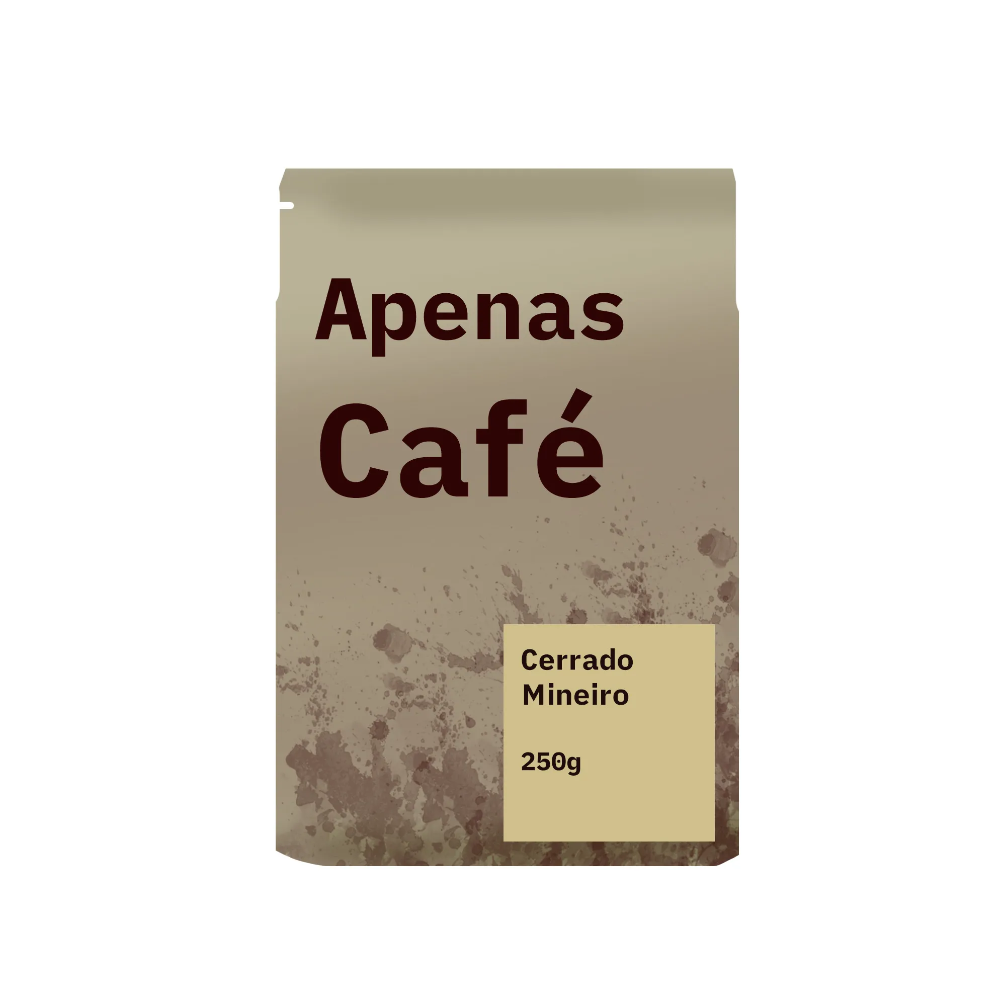 Pequeno pé de café com flores